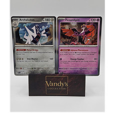 Pokémon PREN Archaludon 070/131 & Fezandipiti 045/131 Lot 2025 2 Cards English