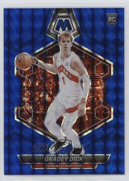 2023-24 Panini Mosaic Rookies Blue Mosaic Prizm /199 Gradey Dick #239 0ud4
