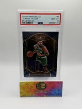 2020-21 Panini Select - Concourse Jayson Tatum #41 Blue PSA GEM MINT 10 Celtics
