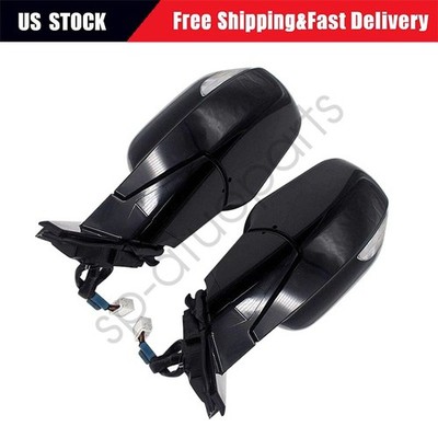 For Honda CRV 2007-2011 Automatic Folding Power Heated Rearview Mirror Assy Pair