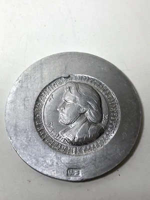 Vintage Kunst Plakette Helmut Zobl Medaille Art Münze Wiener Secession Skulptur - Bild 1 von 2