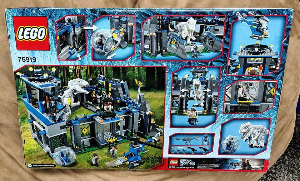 Lego 75919 Jurassic World Indominus Rex Breakout Set gebraucht vollständig - Bild 2 von 4
