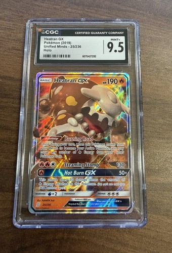 Heatran-GX graded CGC 9.5 for sale on eBay