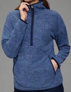 990619/K17 OCEAN SPORTSWEAR maglione in pile con ricamo logo con re taglia 32/34