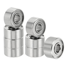 8 Pack 3 x 8 x 4mm 693ZZ Deep Groove Ball Bearings, ABEC5