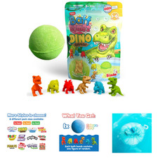 Kids Large Dinosaur Bath Bomb with Hidden Surprise Toy Collectible Gift for Boys