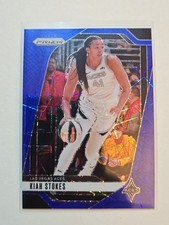 2024 Panini Prizm WNBA - Kiah Stokes #122 Blue Velocity Prizm