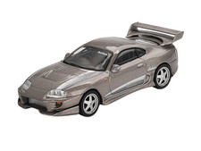Toyota Supra VeilSide Combat V-II Combat Grey Mini GT Diecast 1:64 TSM MGT00978