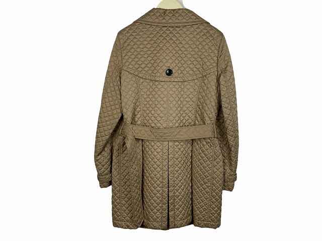 Burberry London Coat Quilted Sanyo Shokai Mid Length Women's Size: 40 Coat Beige thumbnail 3