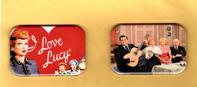 I LOVE LUCY    2   REFRIGERATOR MAGNET  2'' X 3''  WITH ROUNDED CORNER