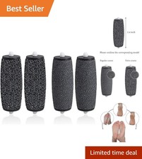 Effortless Foot Care - 4 Pack Replacement Rollers for Electric Callus Remover