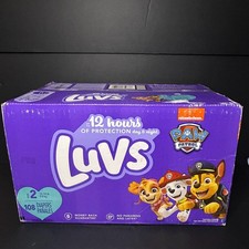 Luvs Diapers Size 2 Paw Patrol 108 Count Baby 12 Hour Protection New Sealed Box
