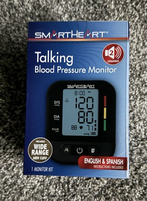 #ad SmartHeart Talking Blood Pressure Monitor 2 person Memory English Spanish $17.50