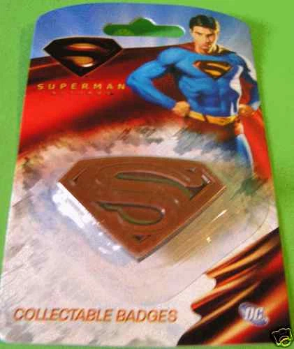 superman badge Official logo superman New blister superman metal badge