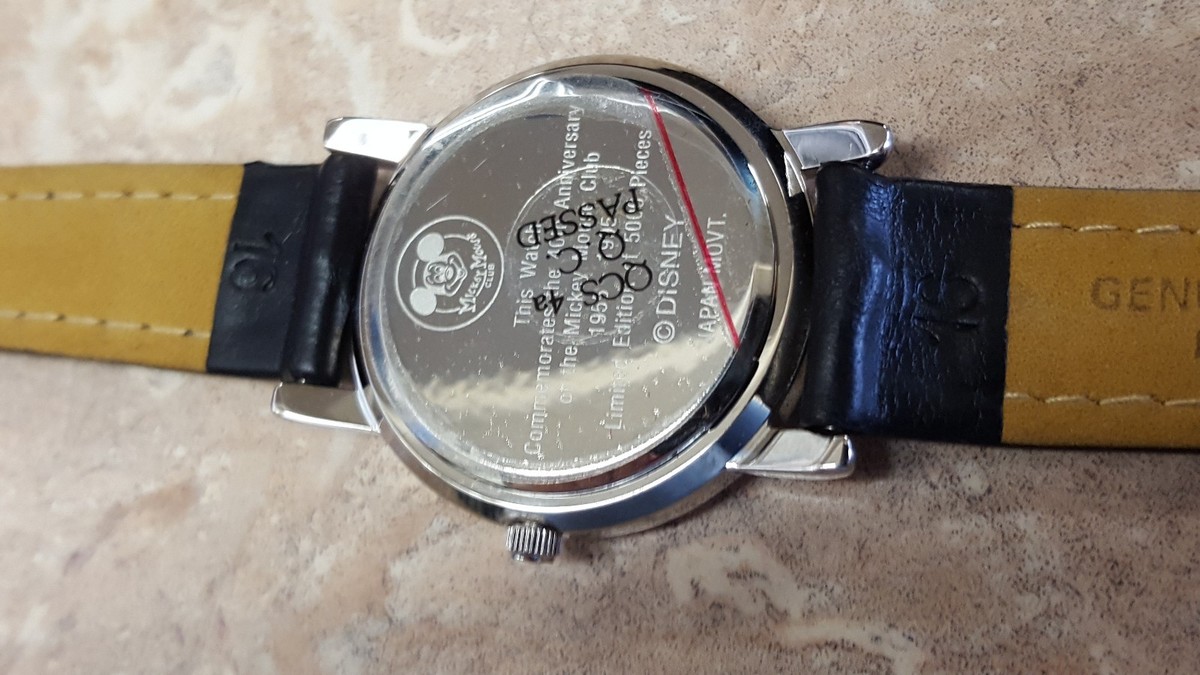 Mickey Mouse Club Wrist Watch Limited Edition 40th 