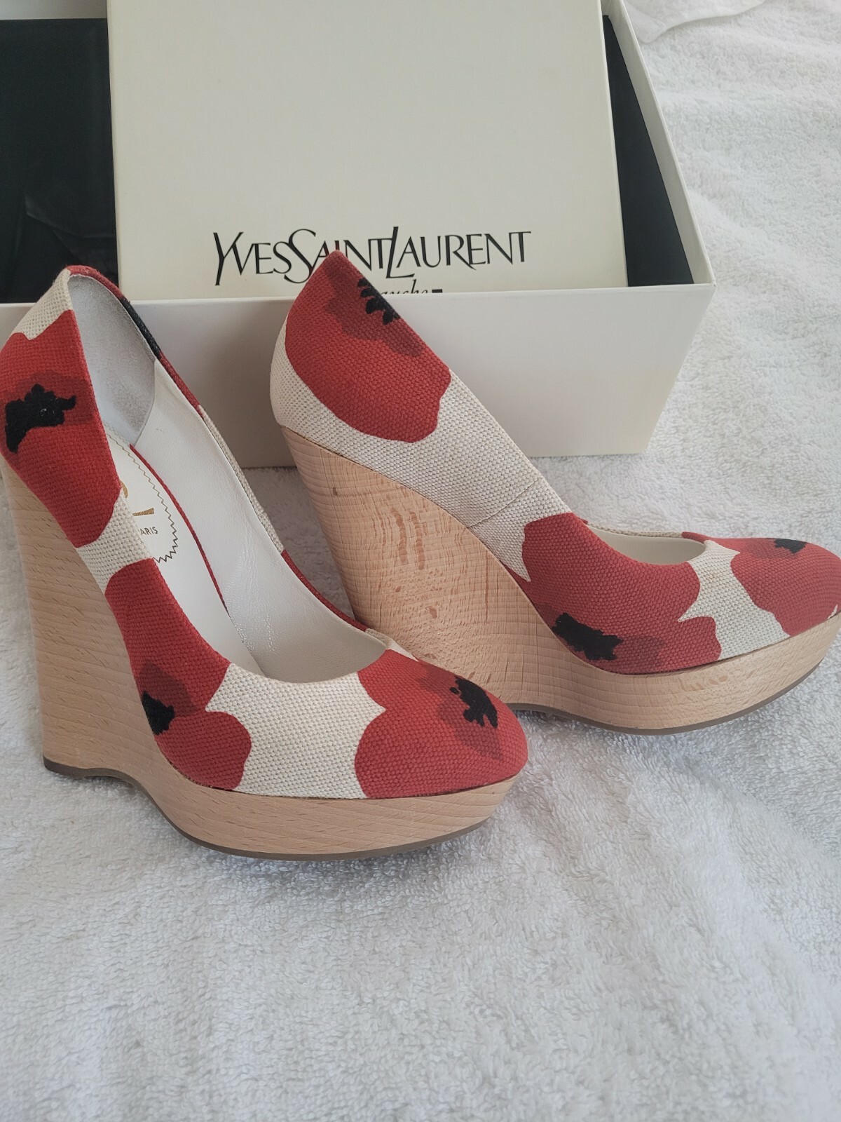 SAINT LAURENT Scarpe donna YSL 35 5 (5 5 6US) nuove scatola vendita al dettaglio $795