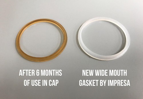 Effortless Installation Silicone Gasket Kit for Klean Kanteen Wide Caps - 4 Pack - Picture 5 of 8