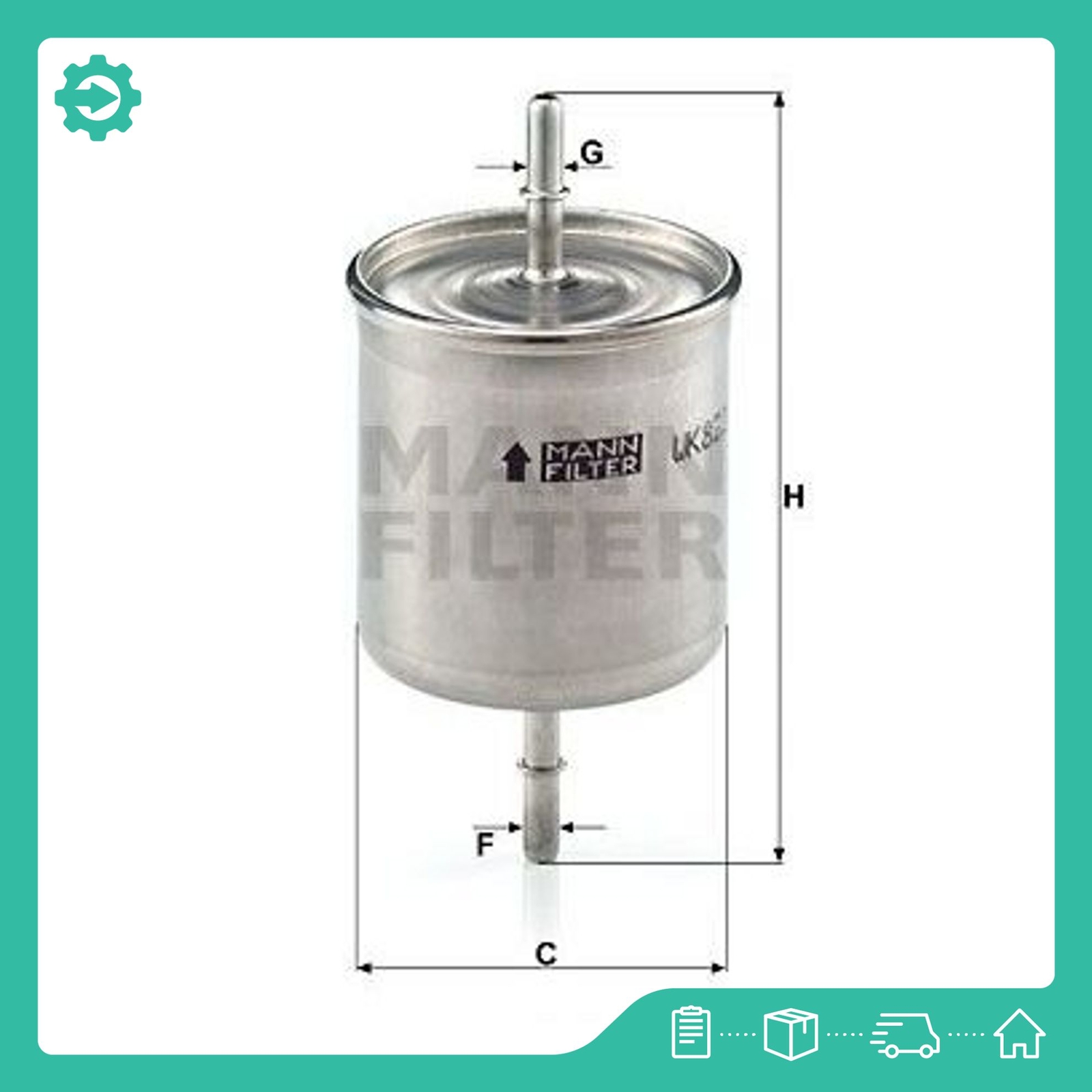 MANN WK8019/1 Fuel Filter for sale online | eBay