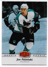 Joe Pavelski 2006-07 Fleer Flair Showcase Rookie Card # 326 San Jose Sharks