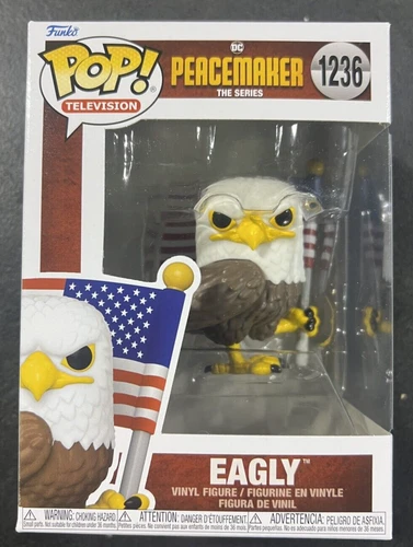 Funko Pop! Television DC Peacemaker Eagly #1236 * Damaged Box * Sealed *