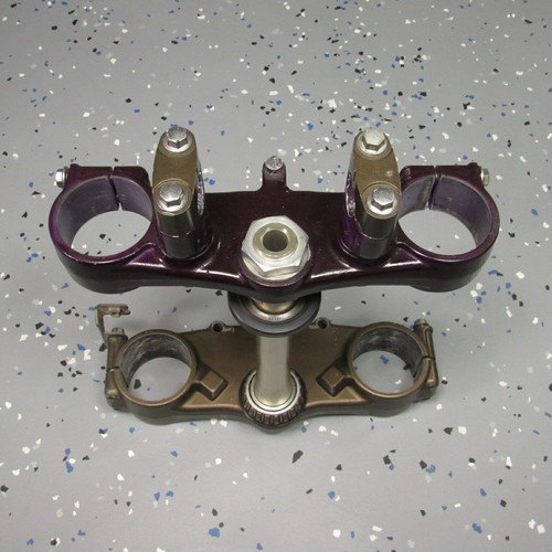 Complete Triple Tree / Fork Clamp / OEM Steering Yoke 06-08 KX250F KX 250F - Picture 6 of 12