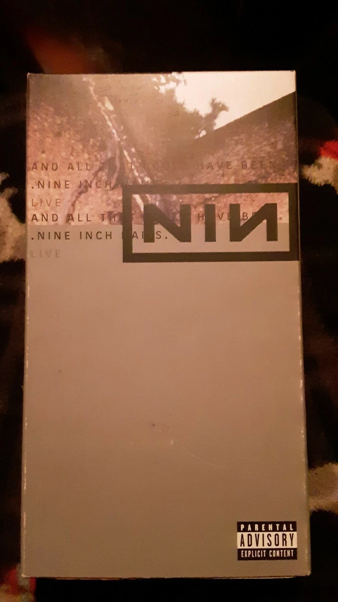 VINTAGE NINE INCH NAILS VHS TAPE 2002 AND ALL THAT COULD HAVE BEEN LIVE