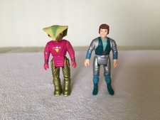 Dino Riders 1987 Rattlar/Proto Figures From Two Pack -2 Pack Series 1 TYCO Toys
