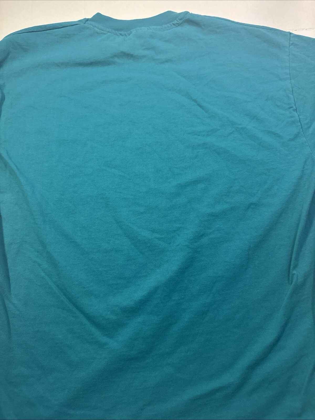 T shirt uomo XL 1994 Pony Express Cub Camp Teal punto singolo senza difetti vintage
