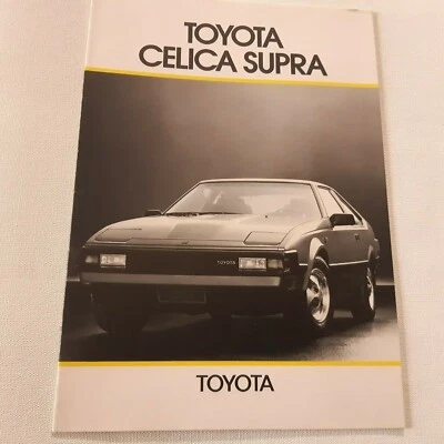Brochure 08/1982 TOYOTA CELICA SUPRA : catalogue de 12 pages / France - Photo 1/4