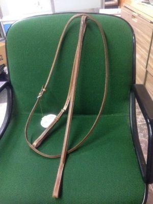 Martingale Sur Pied Crosby - Cuir Marron Qualité - Taille Cheval - Occasion Superbe état