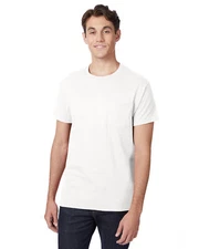 Hanes Men's Authentic-T Pocket Stylish T Shirt Casual Plain T-Shirt - H5590