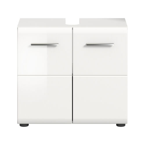 xonox.home Waschbeckenunterschrank Unterschrank Badschrank Ice weiß 60x54x32 cm - Bild 2 von 6