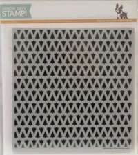 Simon Says Stamp TREES BACKGROUND Stamp NEW 6x6 Christmas trees
