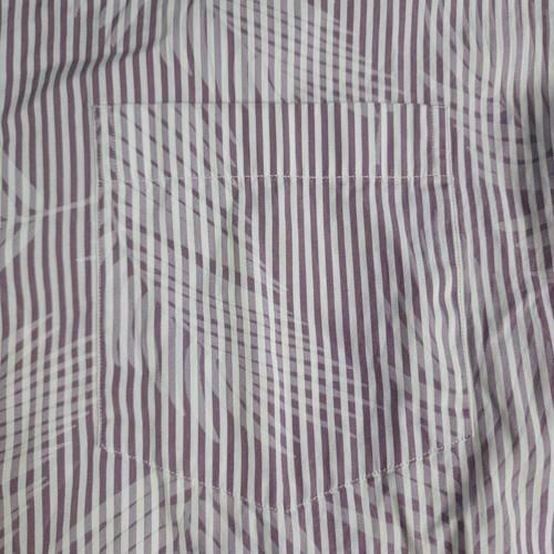 Ermenegildo Zegna Shirt Large Long Sleeve Button Up Striped Floral Multicolor - Picture 3 of 10