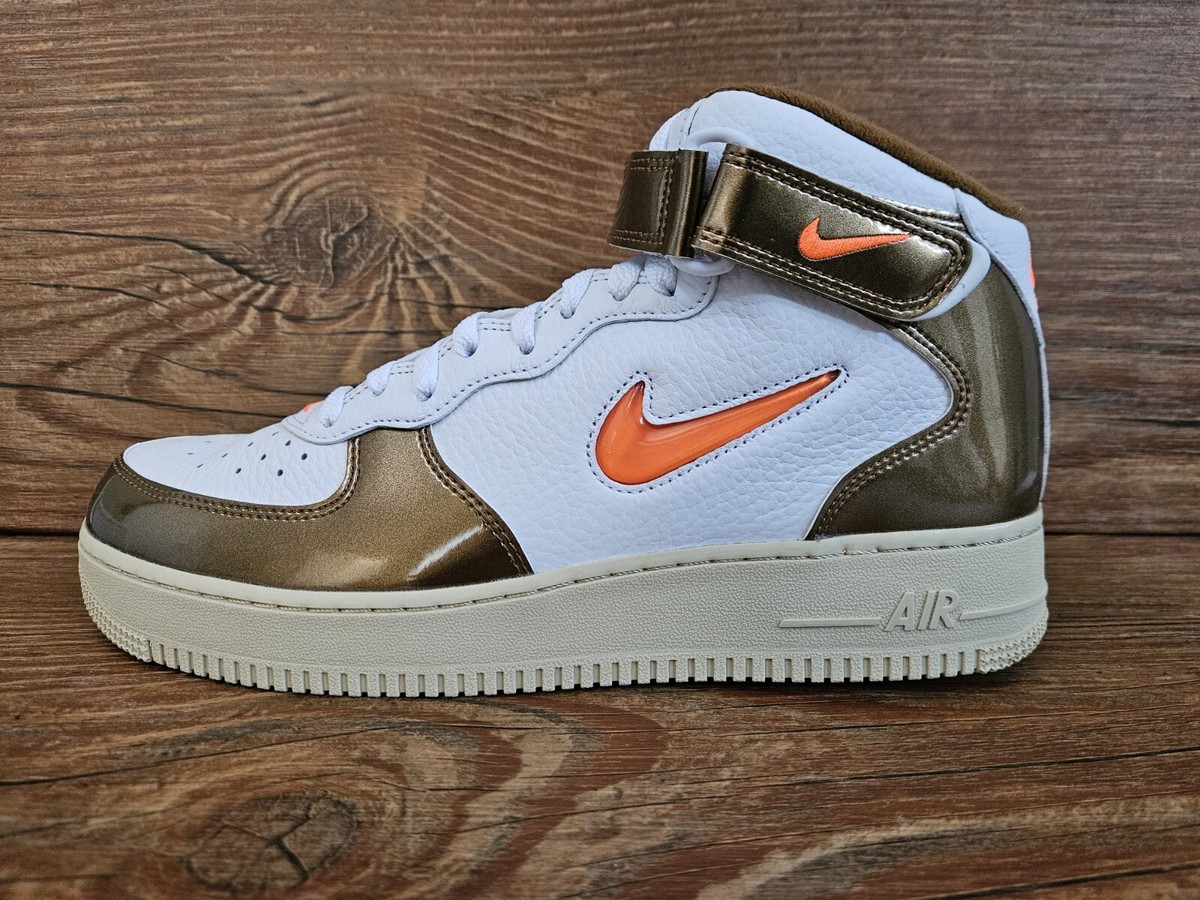 Nike Air Force 1 Mid Ale Gold Size 11.5 Mens Orange White 2021 DH5623-100 AF1 QS Nike Air Force 1 Mid QS | DH5623-100 | AFEW STORE main image 3