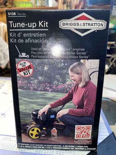 Briggs & Stratton 550e 550ex Tune-up Kit #5138 Air Filter 798452 799579 OEM - Picture 1 of 3