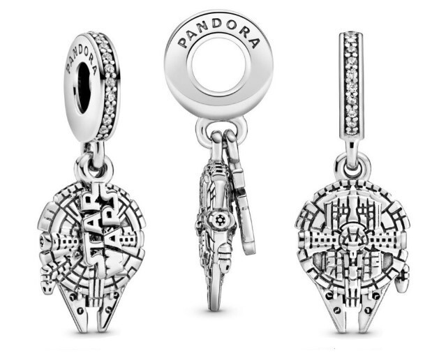 PANDORA Disney 798579C01 Star Wars Millennium Falcon Dangle