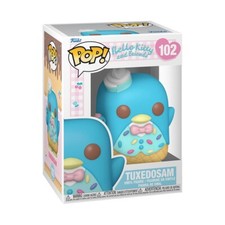 Funko POP! Hello Kitty and Friends - Figura de helado TuxedoSam #102 + Protector