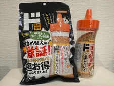 Donki Sesame Garlic Furikake Bottle x 1 Sesame Garlic Refill x 1 Bag Refill Set