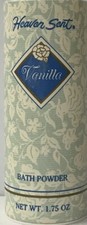 12 Heaven Sent Vanilla Bath Powder By MEM 1.75 oz net wt , New, Sealed
