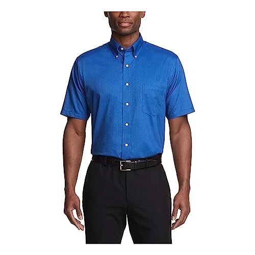 Van Heusen Men s Short Sleeve Dress Shirt Regular Choose SZ