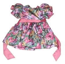 CI Castro Vintage Floral Toddler Girls Dress Size 3T B114