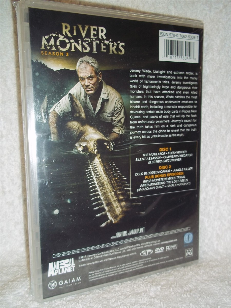 River Monsters Season (DVD 2011) fishing Jeremy Wade Animal Planet  documentary
