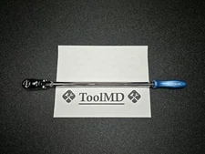 Snap-on Tools PEARL BLUE 3/8" Drive Hard Grip Extra Long Flex Ratchet FHLLFD80