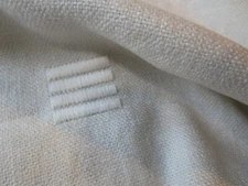 Mark Alexander Icon FOSSIL Off White embroidered Linen Fabric 55"x54"