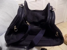 Samsonite Dufflel Carry On Bag Navy Blue New No Tags Approx. 19" X 12"  10" Deep