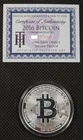 Bitcoin Proof 1 oz .999 fine Solid silver commemorative AOCS limited 2016 w/ COA