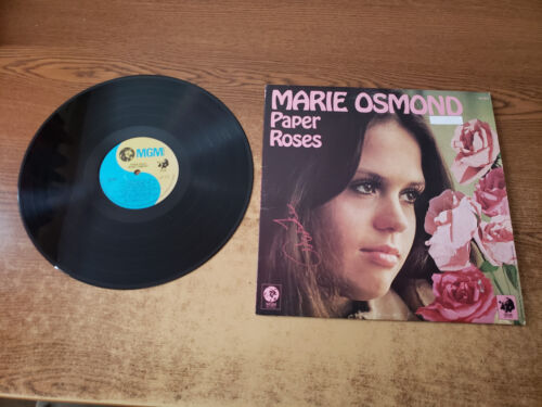 DÉDICACÉ années 1970 très bon état++ Marie Osmond - Paper Roses 4910 LP33 - Photo 1/5