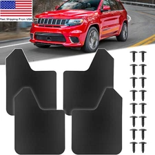 4pcs Splash Guards Universal For Jeep Mudflaps Mud Flaps Mudguards With Screws