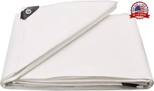 Reemplazo de la carpa Canopy Cubierta, 12x20 multiusos Lona de poliéster blanca